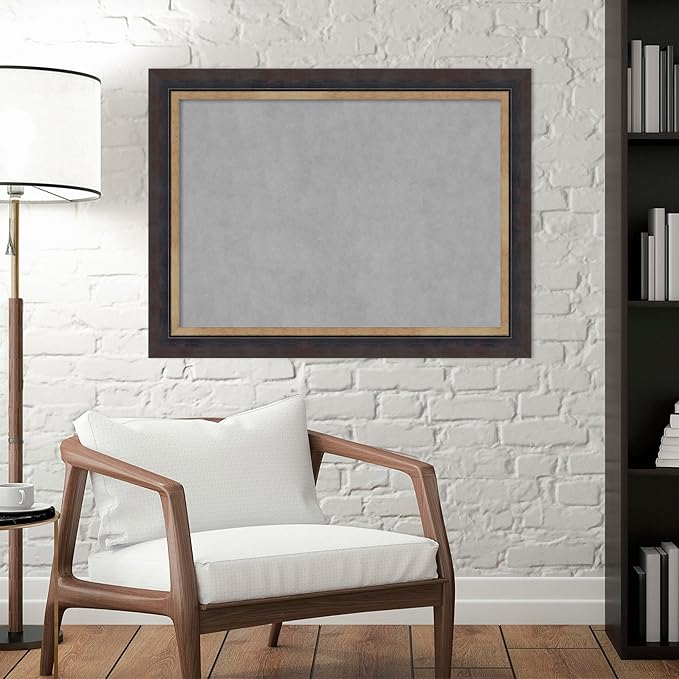 Amanti Art Black Framed Magnetic Board 25x33 Medium Vision Board - Image 5