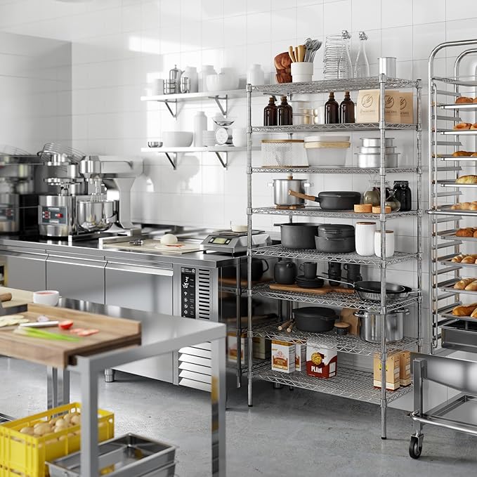 Regal Altair 18" Deep x 36" Wide x 74" Height Wire Shelving Kit | 8-Tier | NSF - Image 2