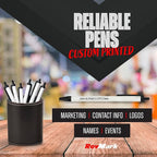 RevMark Personalized Ballpoint Pen, Custom Printed Name, Business or Event - Image 2