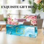 Personalized Name Plate for Desk, Custom Acrylic Desk Name Sign, Office - Image 5