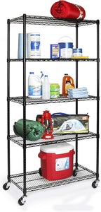 Seville Classics UltraDurable Heavy Duty NSF Solid Steel Wire Rack Storage Unit - Image 13