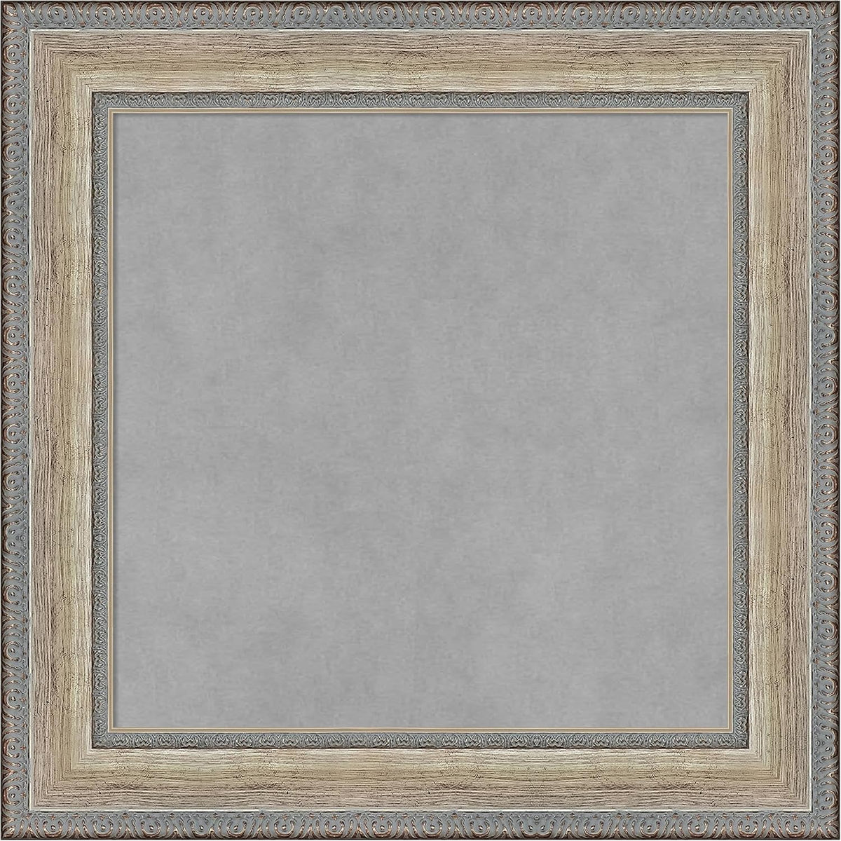Amanti Art Silver Framed Magnetic Board 21x21 Small Vision Board
