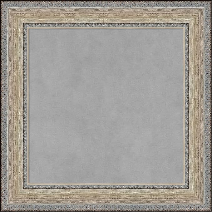 Amanti Art Silver Framed Magnetic Board 21x21 Small Vision Board by AmantiArt