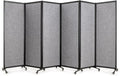 Upgrade Version Room Partition and Divider, Freestanding Rolling Dividers by StrongBird