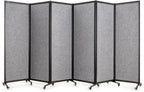 Upgrade Version Room Partition and Divider, Freestanding Rolling Dividers by StrongBird