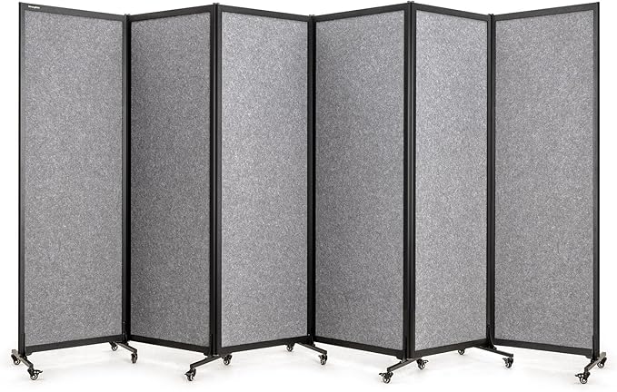 Upgrade Version Room Partition and Divider, Freestanding Rolling Dividers by StrongBird