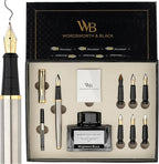 Wordsworth & Black Calligraphy Pen Gift Set, Includes Bottle, 6 Cartridges by WordsworthBlack