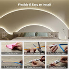 PAUTIX COB LED Strip Lights, UL Listed Dotless LED Lights - Image 6