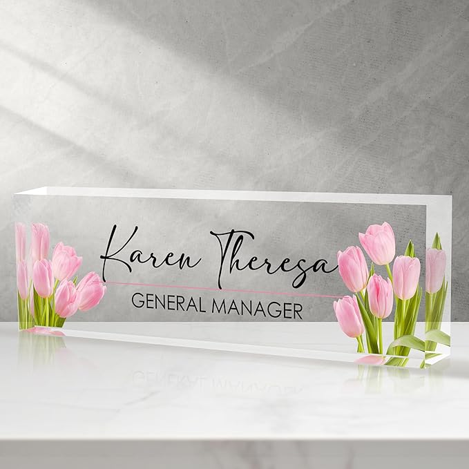 Custom Office Name Plate, Personalized Gifts by Unknown