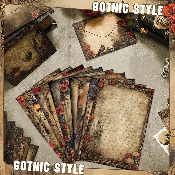 TaoBary 160 Pcs Stationery Paper Set 50 Double Sided Stationery Papers - Image 2