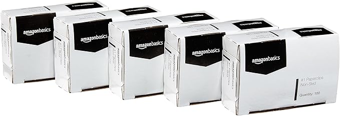 Amazon Basics No. 1 Paper Clips by AmazonBasics