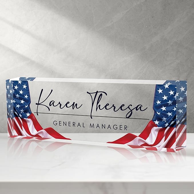 Custom Office Name Plate, Personalized Gifts by Unknown