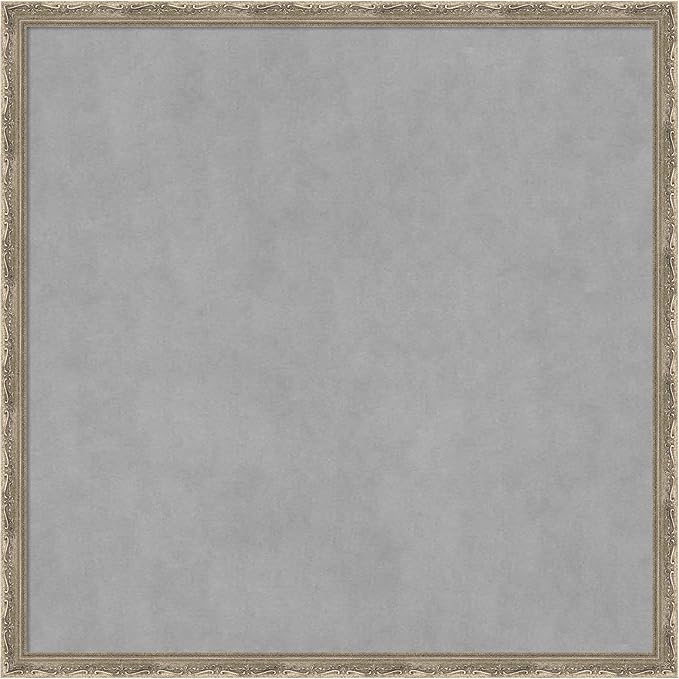 Amanti Art Silver Framed Magnetic Board 26x26 Medium Vision Board by AmantiArt