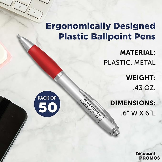 DISCOUNT PROMOS Personalized Ballpoint Pens - Image 4