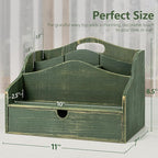 Pine Wood Mail Organizer for Desk - Image 2