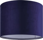Dark Blue Velvet Drum Lamp Shade Modern Lampshade 13``Top×13``Bottom×10``High - Image 6