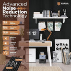 Avana Acoustic Wood Wall Panels – 94.4 X 12.6 Inch Black Oak Acoustic Panels 2 - Image 5