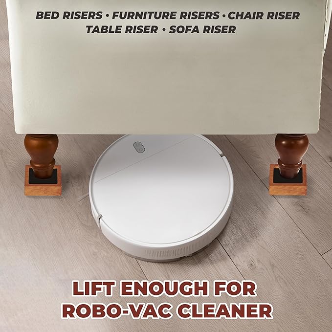 Bed Risers, Furniture Risers Can be Adjusted to 2'' 3''or 4'', Lifts Furniture - Image 7