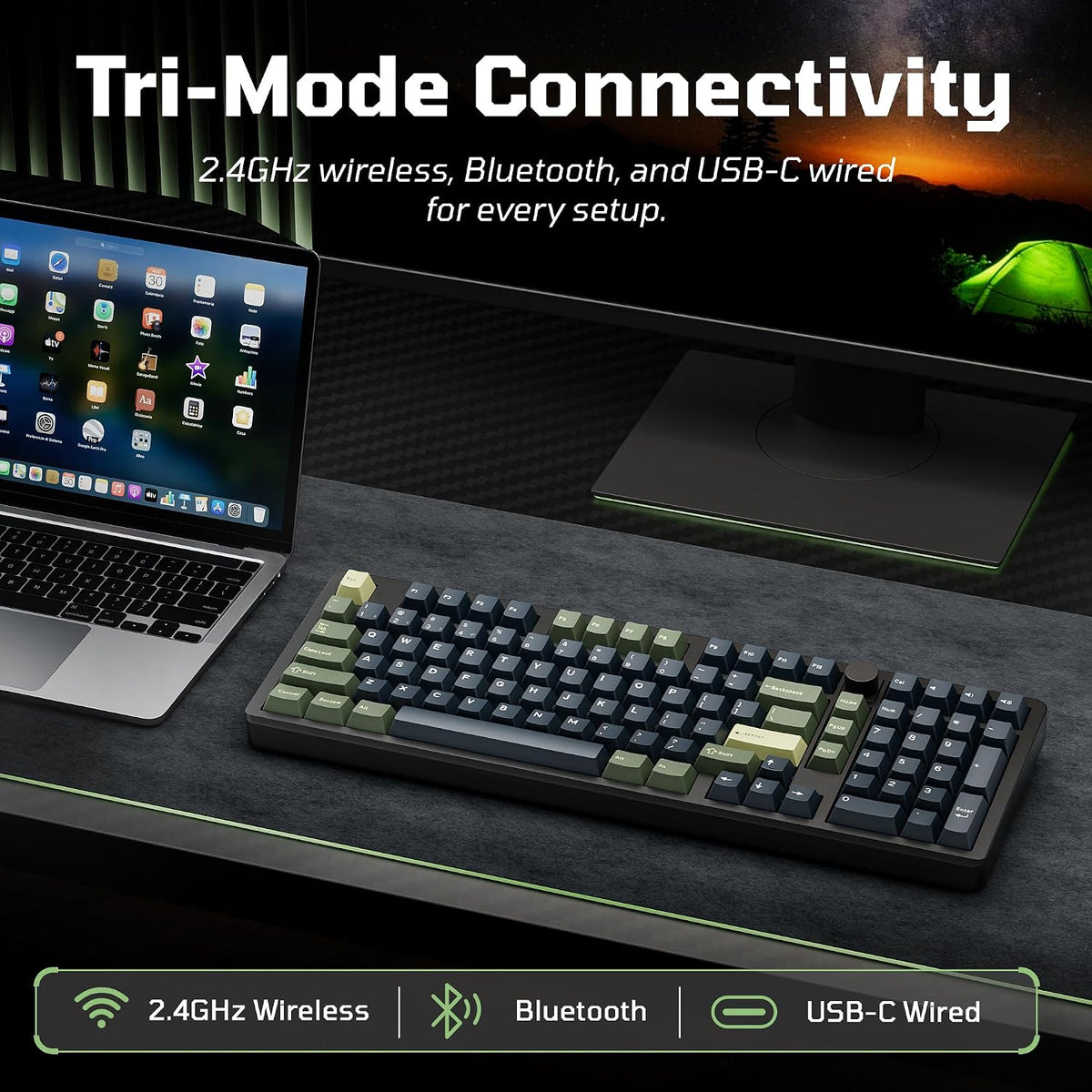 Keychron J11 Ultra 8K, Full Aluminum 96% Wireless Mechanical Keyboard