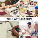 Yahenda 18 Pcs Spiral Notebook Bulk A5 Journal Lined 8.3'' x 5.5'' Writing - Image 5