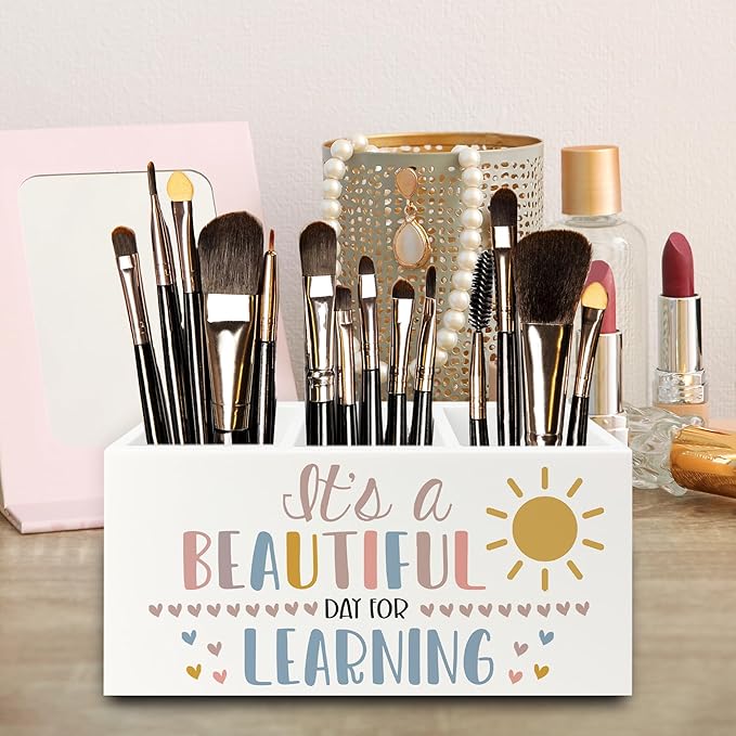 QZQE Boho Classroom Pen Pencil Holder Organizer - Image 4