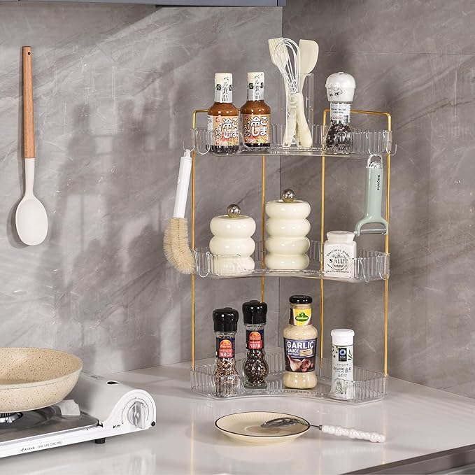 Trdongxu 3-Tier Corner Bathroom Organizer Countertop - Image 5