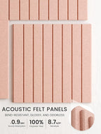 Bumusty Large Cork Board Alternative-47 x35 Felt Bulletin Board Tiles, - Image 3