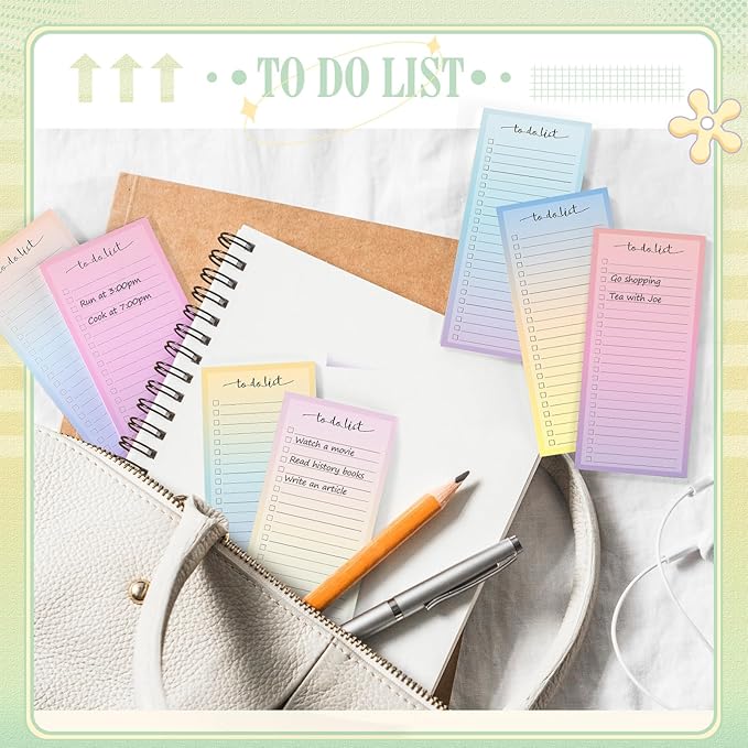 Censen 10 Pack 500 Sheets To Do List Notes Daily Checklist Notepads - Image 5