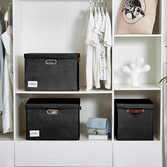 Roobyl 17" Large Collapsible Storage Bins - Image 7