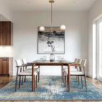 GENIMO Washable Area Rugs for Living Room, 8x10 Modern Non Slip Rugs, Low Pile - Image 4
