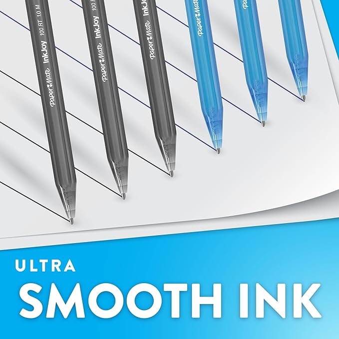 Paper Mate InkJoy 100RT Ballpoint Pens, Medium Point, Note-Taking - Image 3