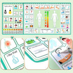 Geyoga 12 Pcs Nonverbal Communication Board, 16.73 x 11.22'' Patient Picture - Image 3