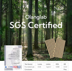 Olanglab Wood Slat Wall Panels 4 Pack, Wooden Acoustic Wall Panels, 94.5"x12.6" - Image 5
