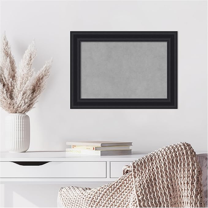 Amanti Art Black Framed Magnetic Board 16x22 Small Vision Board - Image 7