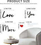 Love You More Wood Sign Home Decor Boho Decor Wall Decor Express Love and Warm - Image 7