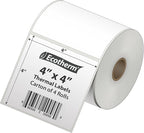 4" x 4" Thermal Labels | 4 Rolls | 1508 Labels | fits Zebra, Offnova Thermal - Image 2