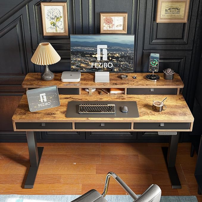 FEZIBO Height Adjustable Electric Standing Desk - Image 2