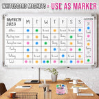 VNDUEEY 45 Pcs Whiteboard Magnets, Round Fridge Magnets Refrigerator Magnet - Image 2