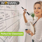 WOSWEL Dry Erase Markers Bulk, 144 Pack Black Chisel Tip Whiteboard Markers - Image 4