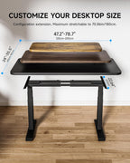 bizum dual motor 3-stage electric standing desk frame,3, package contents