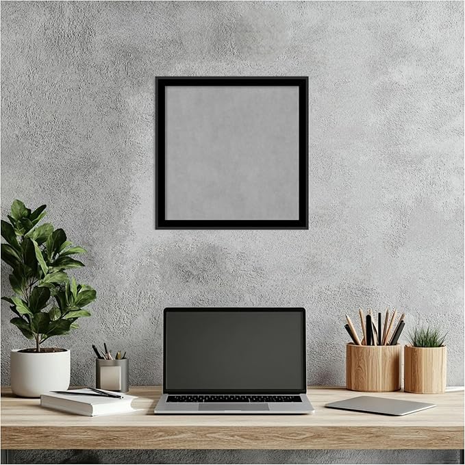Amanti Art Black Framed Magnetic Board 13x13 X-Small Vision Board - Image 5