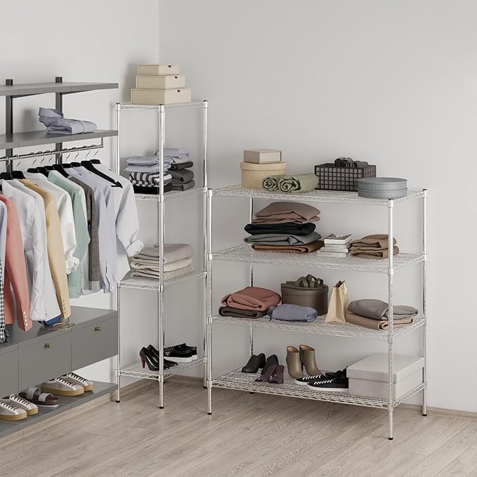 Regal Altair 24" Deep x 48" Wide x 54" Height Wire Shelving Kit | 4-Tier | NSF - Image 7