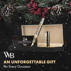 Wordsworth & Black Primori Fountain Pen Set; Extra Fine Nib, Gift Case - Image 2