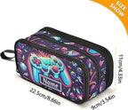 BOENLE Custom Bright Game Joystick Pencil Case Box Boys Girls Personalized Name - Image 4