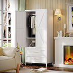 SUPEER Metal Wardrobe Cabinet - Image 5