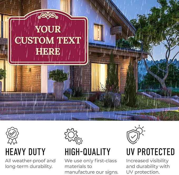 Custom Decorative Sign, Personalized Metal Sign - Image 5