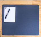 Dacasso 17" x 14" Gray Leatherette Luxury Conference Table Pad - Image 5
