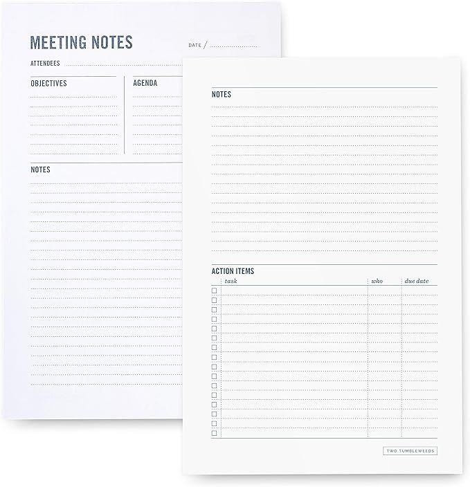 Meeting Notes Notepad - Image 2