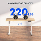 FLEXISPOT E6 3-Stage Dual Motor 60 x 24 Electric Standing Desk Sit Stand Up Desk - Image 9