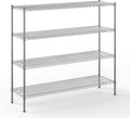 Regal Altair 18" Deep x 60" Wide x 54" Height Wire Shelving Kit | 4-Tier | NSF